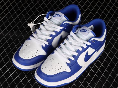 nike dunk blauw wit|nike dunk low racer blue.